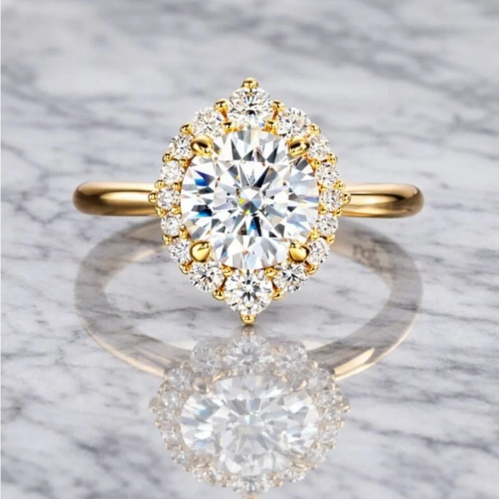 “Carter” Lab Ring Gold - Picture 3 of 3